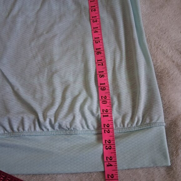 Ivivva by Lululemon Girl's Size 14 Light Blue Shelf Bra Racer Back Tank Top - Picture 10 of 10